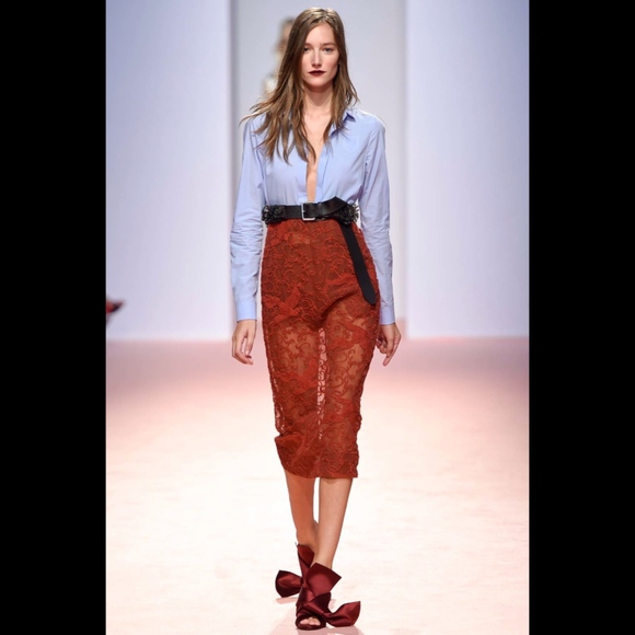 Vogue Dresses & Skirts - NWOT N21 Shirt Lace Gown Featured in Vogue